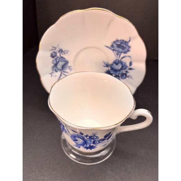 Vtg ELIZABETHAN Fine Bone China Taylor & Kent Teacup Cup Saucer England - Picture 16 of 16